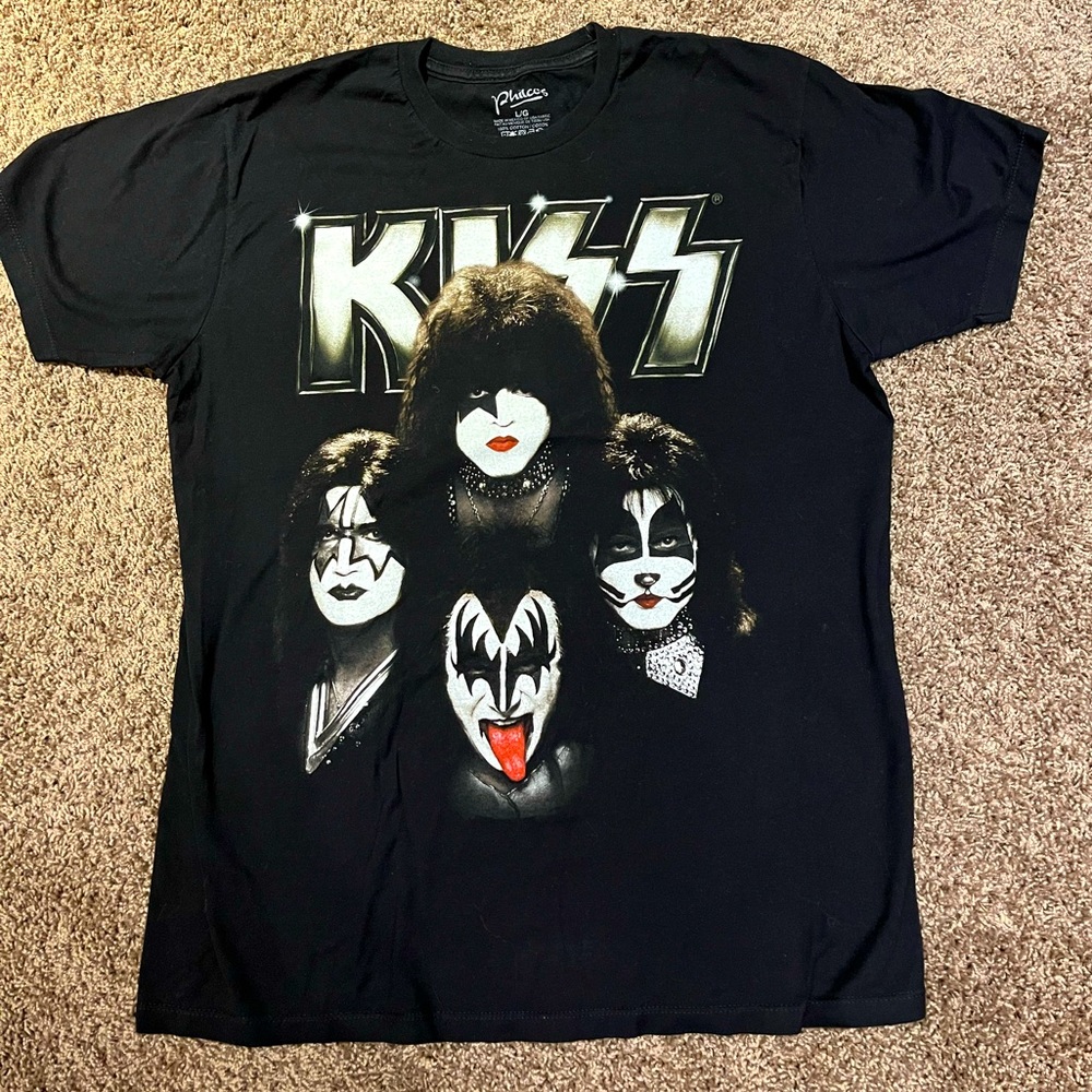KISS Band Tour t-shirt